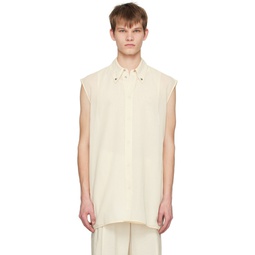 Off White Relaxed Fit Shirt 231249M192012