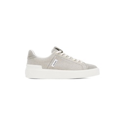 Gray B Court Sneakers 231251F128002