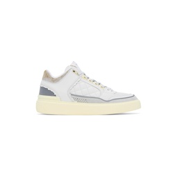White B Court Sneakers 231251M237033