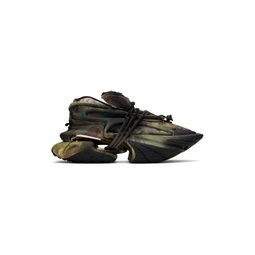 Black   Khaki Unicorn Sneakers 231251M237049