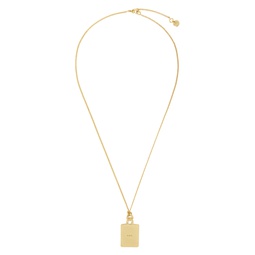 Gold Darwin Necklace 231252M145004