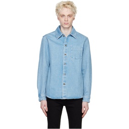 Blue Victorio Denim Shirt 231252M192047