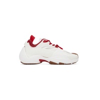 SSENSE Exclusive Red   White Flash X Sneakers 231254F128030