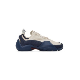 Off White   Navy Flash X Sneakers 231254M237096