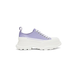 Purple Tread Slick Sneakers 231259F128016