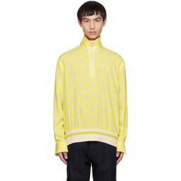 Yellow Polka Dot Shirt 231260M192034