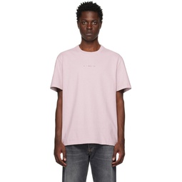 Pink Printed T Shirt 231264M213013