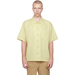 Yellow Check Shirt 231266M192004