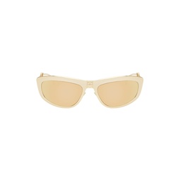Gold Collapsible Sunglasses 231278F005008