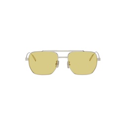 Silver   Yellow Speed Sunglasses 231278F005041