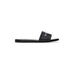 Black 4G Flat Sandals 231278F124004