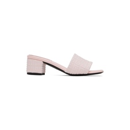 Pink 4G Mule Sandals 231278F125001
