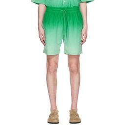 Green Genoa Shorts 231281M193004