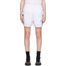White Macao Shorts 231281M193007