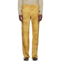 Yellow No 214 Trousers 231282M191007