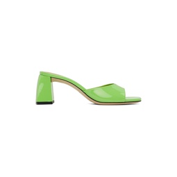 SSENSE Exclusive Green Romy Mules 231289F125044