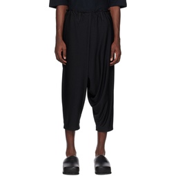 Black Tapered Trousers 231302M191008