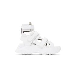 White Romper Sandals 231314F124002