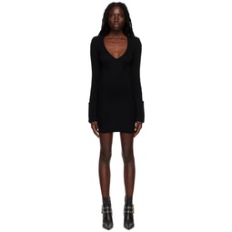 Black Artik Mini Dress 231329F052015