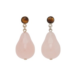Gold   Pink Darcey Earrings 231338F022002