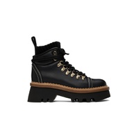 Black Owena Ankle Boots 231338F113002