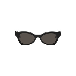 Black Sharp Butterfly Sunglasses 231342F005005