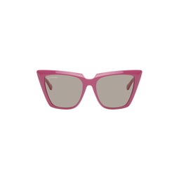 Pink Cat Eye Sunglasses 231342F005051