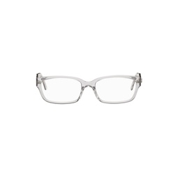 Gray Rectangular Glasses 231342M134072
