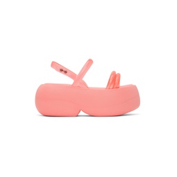 Pink  Airbubble Platform Sandals 231356F124001