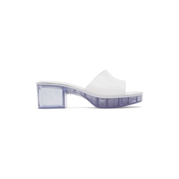 White  Shape Heeled Sandals 231356F125020