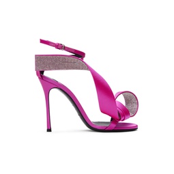 Pink Sergio Rossi Edition Marquise Heeled Sandals 231372F125000