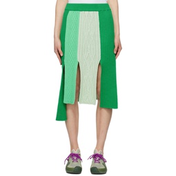 Green Paola Midi Skirt 231375F092003