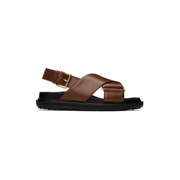 Brown Fussbett Sandals 231379F124001