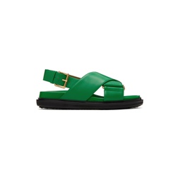 Green Fussbett Sandals 231379F124003