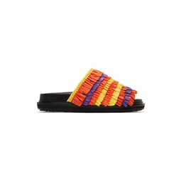 Orange   Yellow Fussbett Sandals 231379F124035