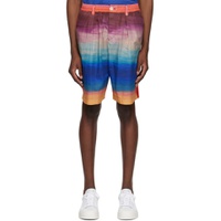 Multicolor Printed Shorts 231379M193008