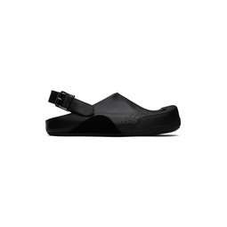 Black Fussbett Sabot Sandals 231379M234002
