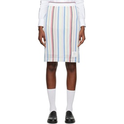 Multicolor Striped Midi Skirt 231381F092010