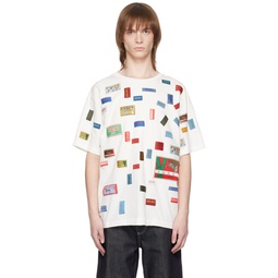 White  Paris Archives Labels T Shirt 231387M213012