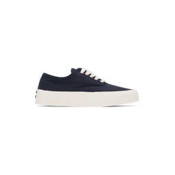 Navy Laced Sneakers 231389F128002