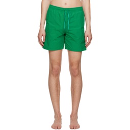 Green Drawstring Swim Shorts 231389M208000