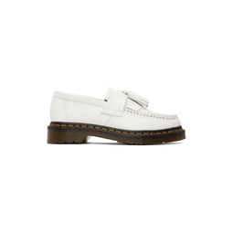 White Adrian Loafers 231399F121007