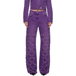 Purple Medusa Jeans 231404F069007