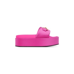 Pink Medusa Biggie Platform Sandals 231404F124008