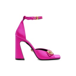 Pink Medusa Heeled Sandals 231404F125007