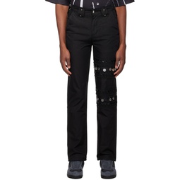 Black Coin Trousers 231408M191003