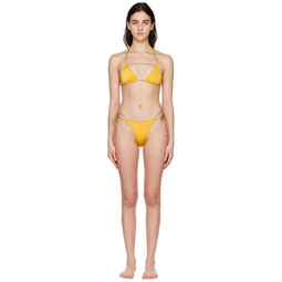 Yellow Tie   Luna Bikini 231409F105010