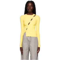 SSENSE Exclusive Yellow Lola Long Sleeve T Shirt 231438F110007