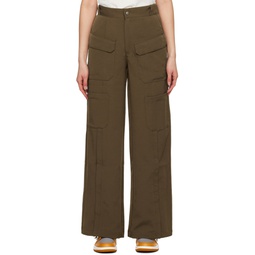 Brown 23 Engineered Trousers 231445F087000