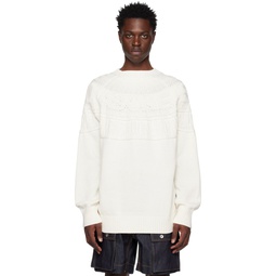 White Eric Haze Edition Sweater 231445M201020